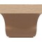 Ekena Millwork 7"W x 14"D x 7"H Wide Van Buren Rough Cedar Woodgrain TimberThane Corbel, Primed Tan CORUR07X14X07VANRCPR - alternate 4